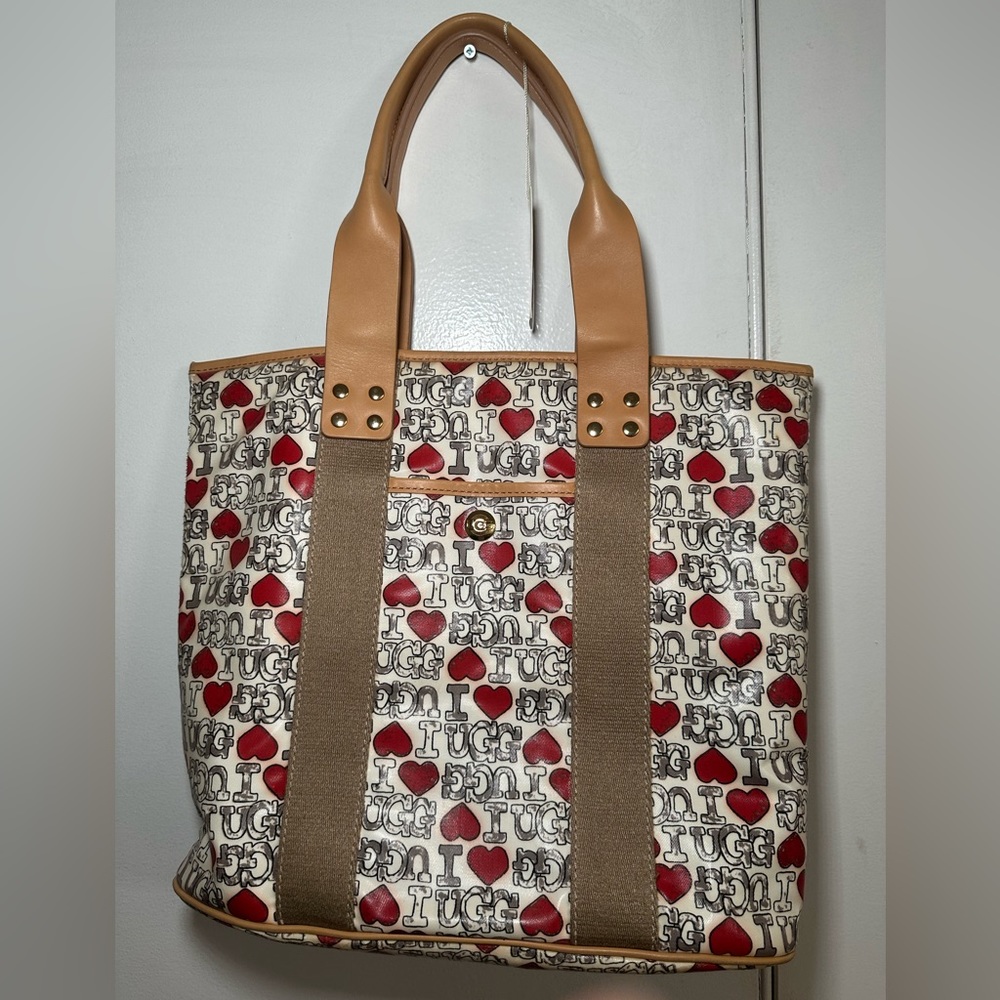 Ugg all over I heart bag